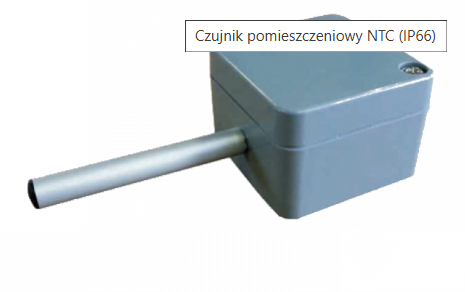 Pomieszczeniowy czujnik temperatury NTC 1-2-1205-0007